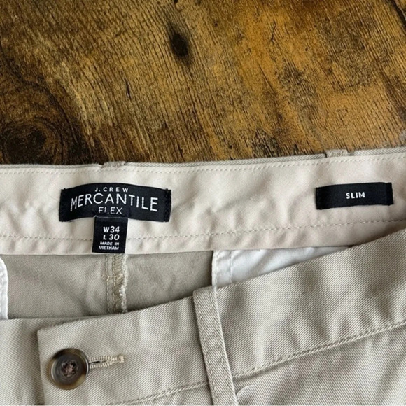J. Crew Mercantile Flex Fit Chinos 34 x 30 - Picture 4 of 5